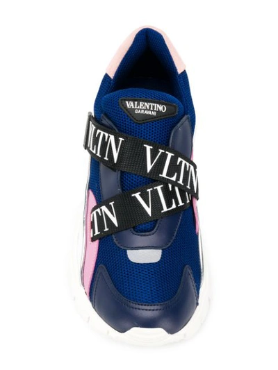 Shop Valentino Garavani Heroes Sneakers In Blue