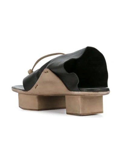 Shop Uma Wang Opanca Sandals In Black