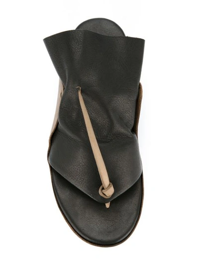 Shop Uma Wang Opanca Sandals In Black