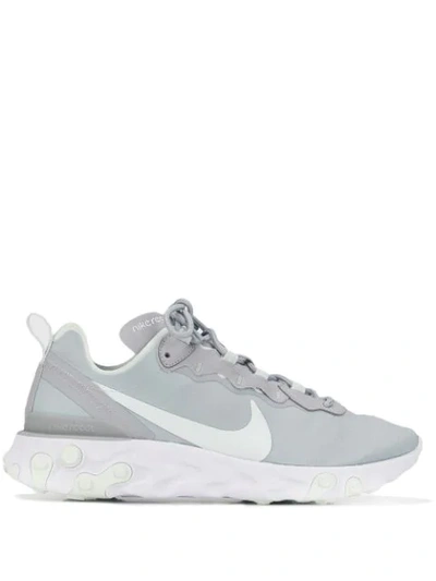 Shop Nike React Element 55 Sneakers In Grey