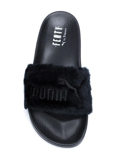 kort Ekspedient Vær opmærksom på Fenty X Puma Fenty Puma X Rihanna Slides In Black | ModeSens