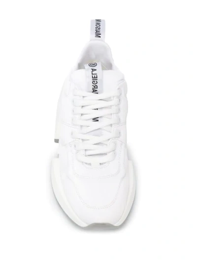 Shop Mm6 Maison Margiela Chunky Low-top Sneakers In White