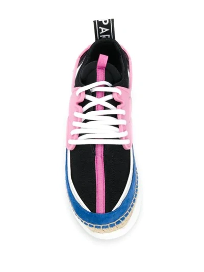 Shop Kenzo K-lastic Platform Sneakers In Pink