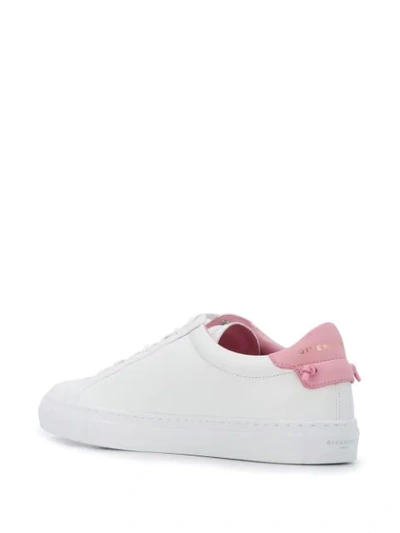 GIVENCHY LOW LACE-UP SNEAKERS - 白色