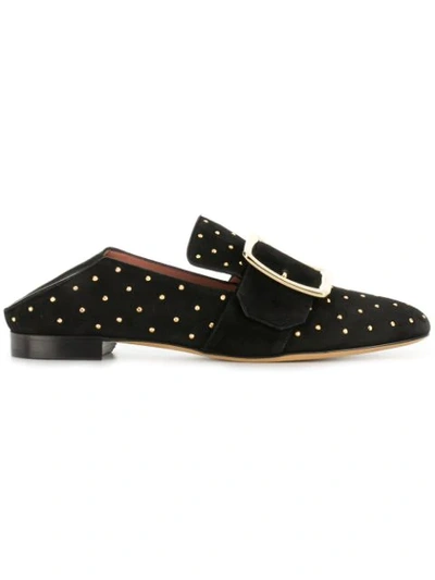 Shop Bally Janelle Loafers In Black