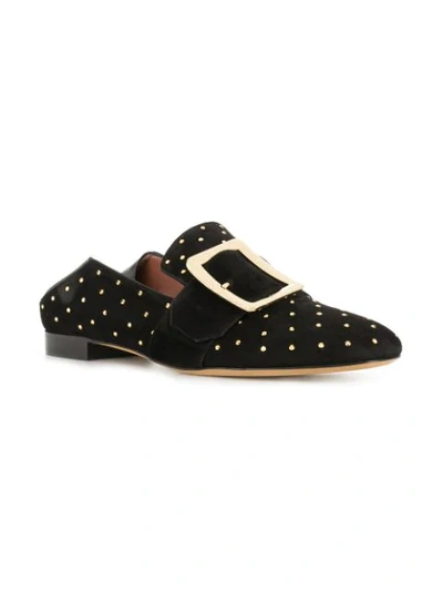 Shop Bally Janelle Loafers In Black