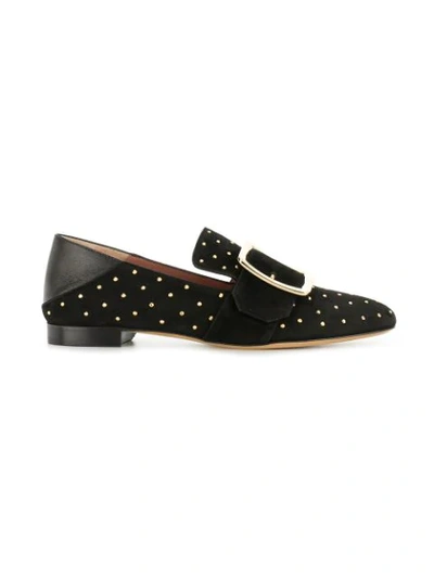 Shop Bally Janelle Loafers In Black