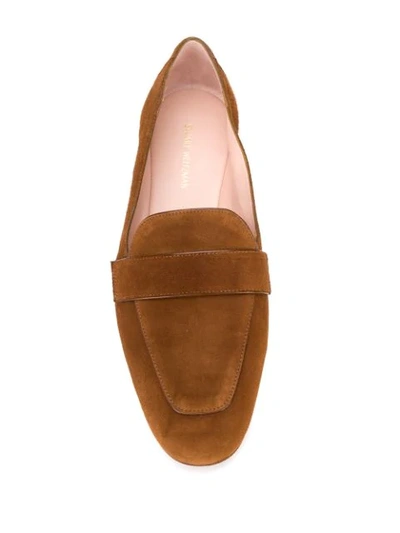 Shop Stuart Weitzman Payson Loafers In Brown