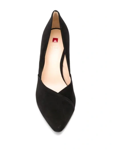 Hogl Cut-away Pointed Pumps In Black