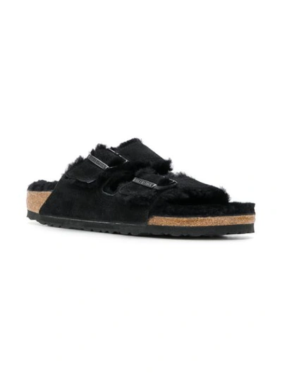 Birkenstock Arizona Mules - Black In Black