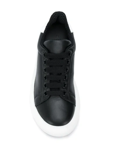 Shop Marni Platform Low-top Sneakers In Black