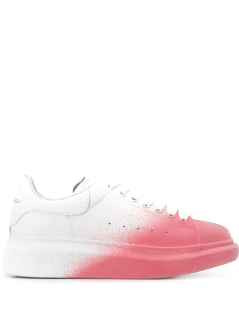 white and pink alexander mcqueen sneakers