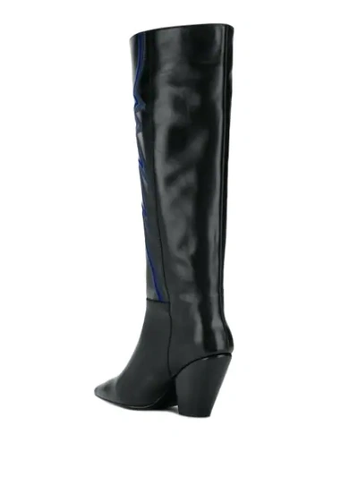 Shop Toga Heeled Boots In Black