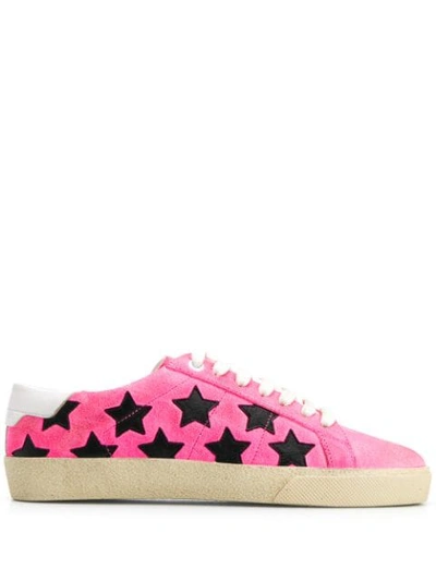Shop Saint Laurent Star Signature Court Sl/06 California Sneakers In Pink