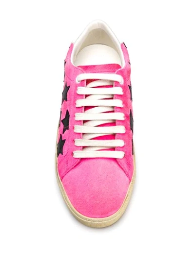 Shop Saint Laurent Star Signature Court Sl/06 California Sneakers In Pink