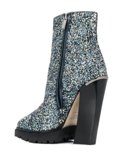 Shop Jimmy Choo Madra 130 Ankle Boots In Blue