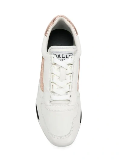 Shop Bally Galaxy Sneakers - White