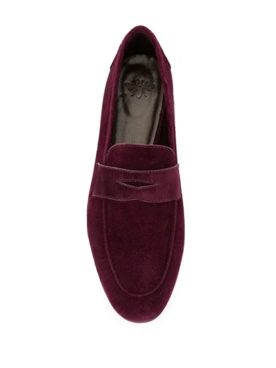 Shop Bougeotte Klassische Loafer In Purple