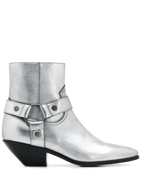 saint laurent west harness boots