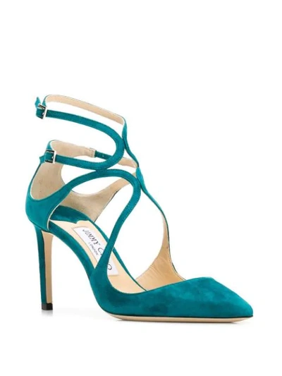 Shop Jimmy Choo Lancer Pumps In Blue