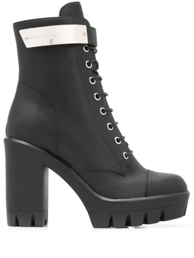 Shop Giuseppe Zanotti Fran Boots In Black