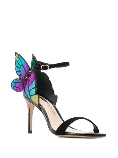 Shop Sophia Webster Butterfly Stiletto Sandal In Black