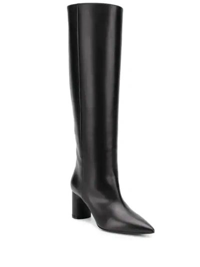 Shop Casadei Knee-high Boots In Black