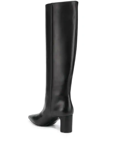 Shop Casadei Knee-high Boots In Black