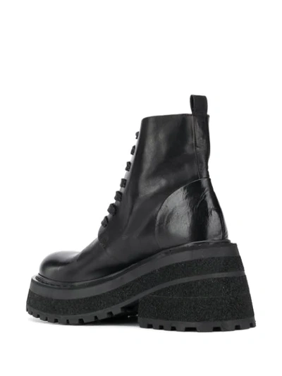 Shop Marsèll Lace Up Chunky Boots In Black