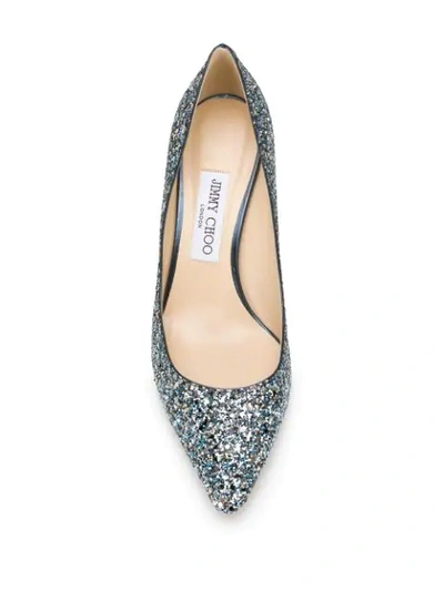 Shop Jimmy Choo Romy 60 Pumps In Electricbluemix