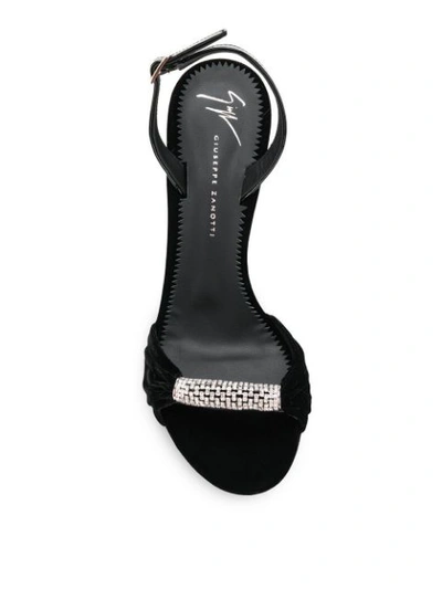 Shop Giuseppe Zanotti 'sylvia' Sandalen In Black