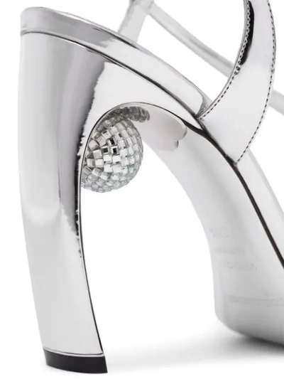 Shop Nicholas Kirkwood Maeva 105mm Crystal-embellished Pumps In Silver