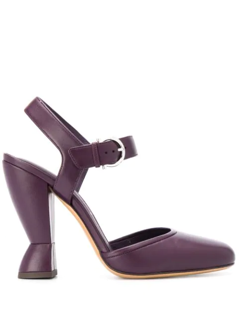 purple mary jane heels