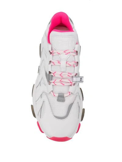 Shop Ash Extreme Sneakers In White/silver/white/fluo Pink
