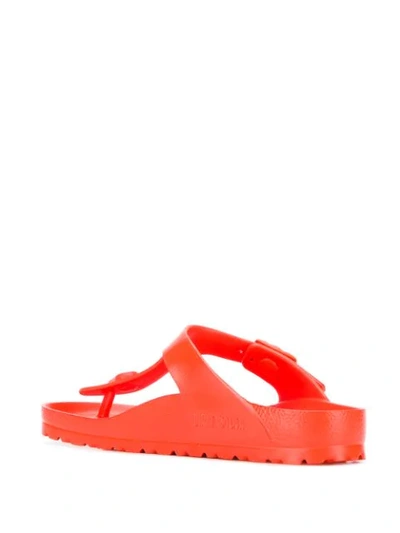 Shop Birkenstock Gizeh Slip-on Sandals In Orange