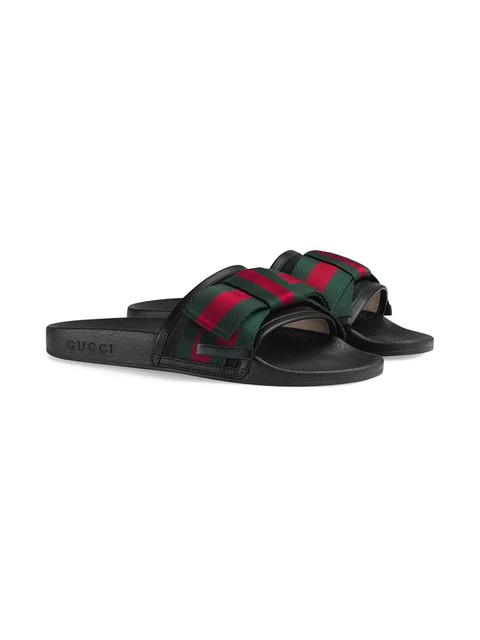 bow tie gucci slides