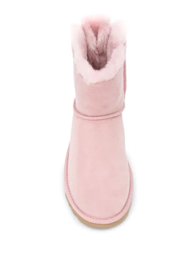 Shop Ugg Mini Bailey Bow Boots In Pink