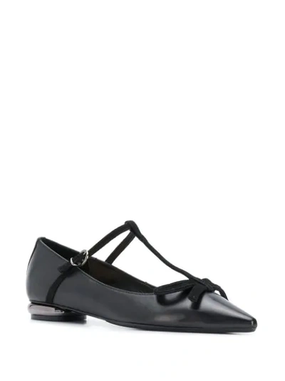 Shop Anna Baiguera Annadea Ballerina Shoes In P48146 Nat Kid Suede Black