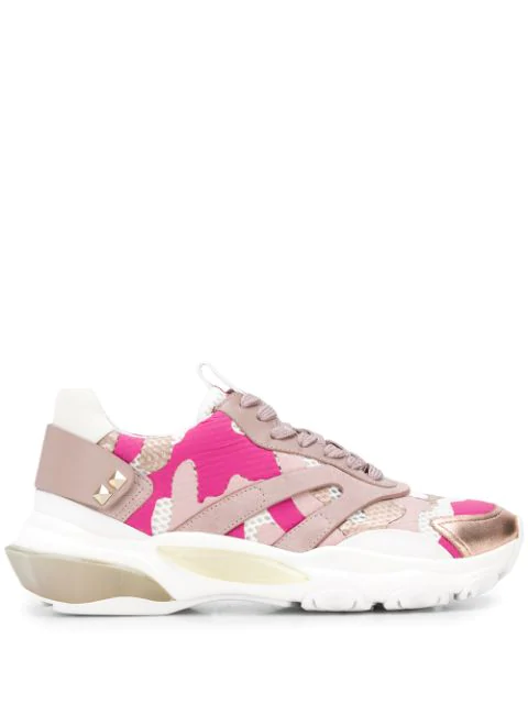 valentino garavani camo sneakers