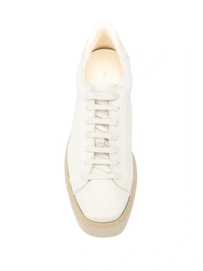 Shop Paloma Barceló Platform Low Top Sneakers In White