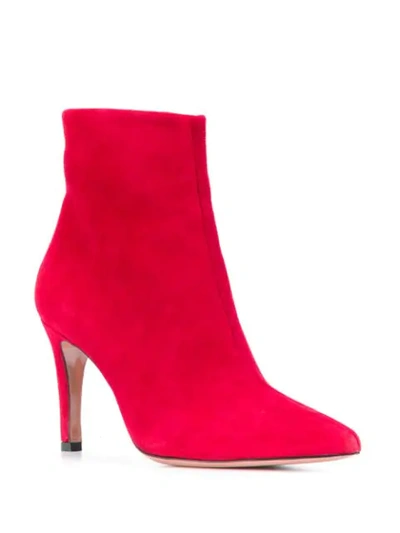 Shop P.a.r.o.s.h High Heel Boots In Red