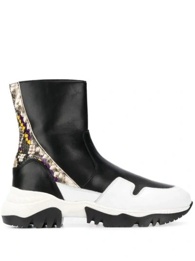 Shop A.f.vandevorst Colour-block Ankle Boots In Black