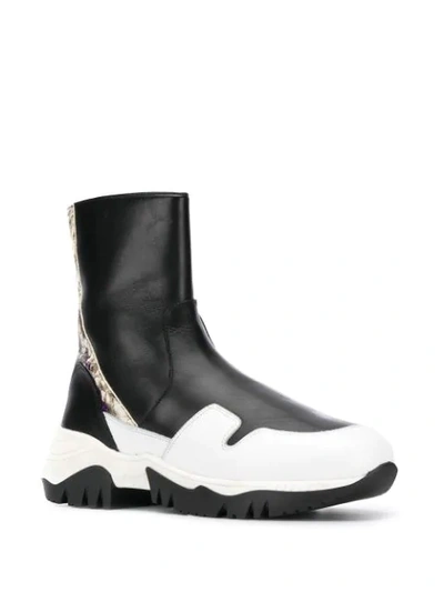 Shop A.f.vandevorst Colour-block Ankle Boots In Black