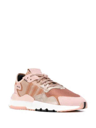 Shop Adidas Originals Nite Jogger Sneakers In Pink