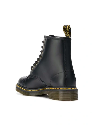 Shop Dr. Martens' Dr. Martens Buckle Fastening Combat Boots - Black