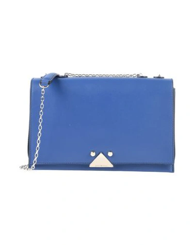 Shop Emporio Armani Cross-body Bags In Dark Blue