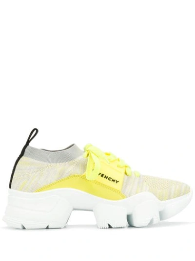 Shop Givenchy Jaw Low-top Sneakers In Yellow
