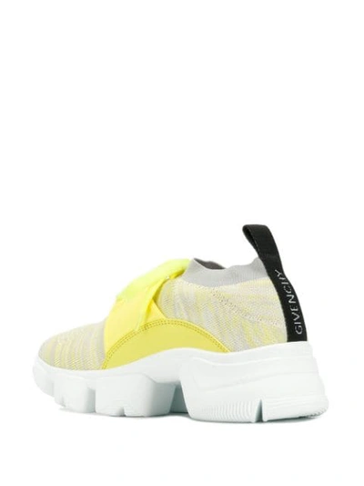 Shop Givenchy Jaw Low-top Sneakers In Yellow