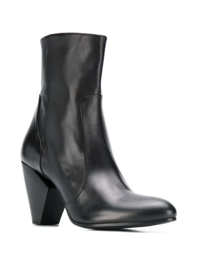 Shop Strategia Heeled Ankle Boots In Black