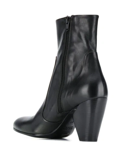 Shop Strategia Heeled Ankle Boots In Black